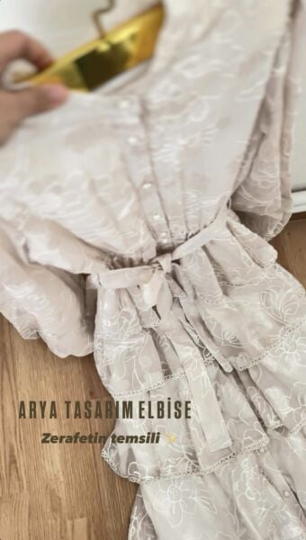 Arya İthal Kat Kat  Tasarım Elbise(Açıklamayı okuyunuz) bebe mavi - 2