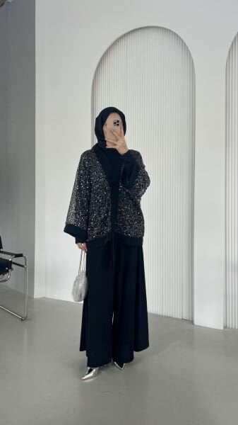 Diva Payet Takım siyah - 2 (44-46-48) 